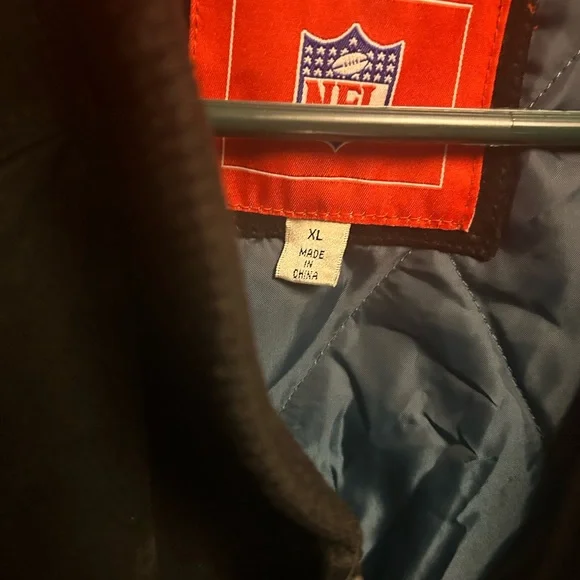 Vintage Miami Dolphins hundred percent leather men’s jacket - Picture 2 of 3